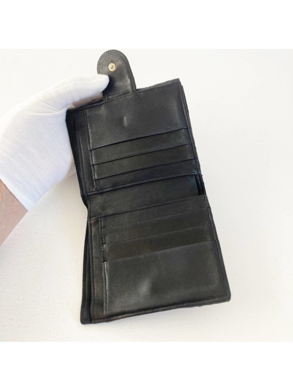 Chanel Black Lambskin Bifold Compact Snap Wallet - Picture 9 of 16